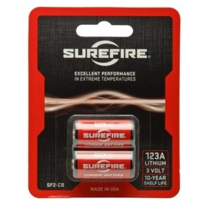 SureFire SF123A Lithium 3VOLT Batt 2PK