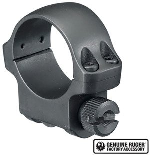 Ruger Ring 1" Low Matte Hawkeye