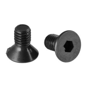 Flat Head Screws For Bipod, 10-32, 3/8in, 2 Pack