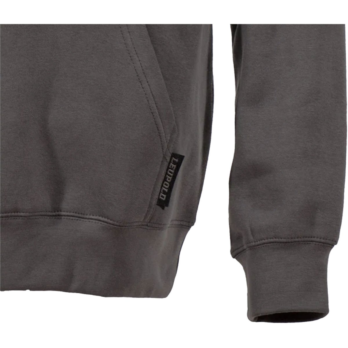 LEUPOLD Distressed Reticle Hoodie Large Gunmetal - Image 3