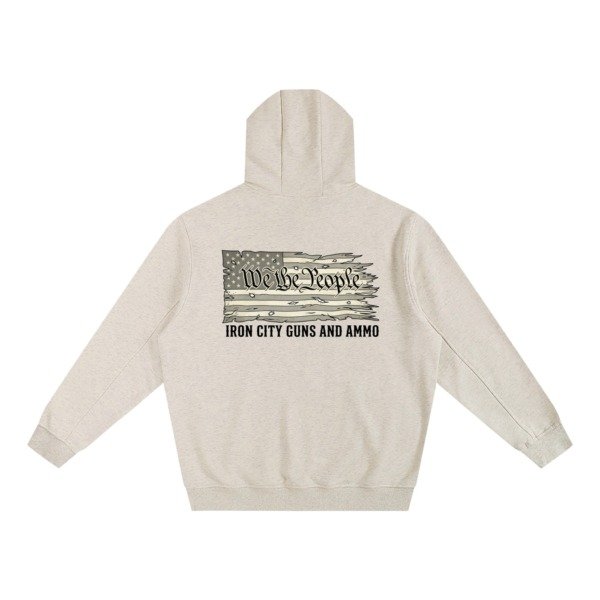 Fleeced High Neck Hoodie - Image 2