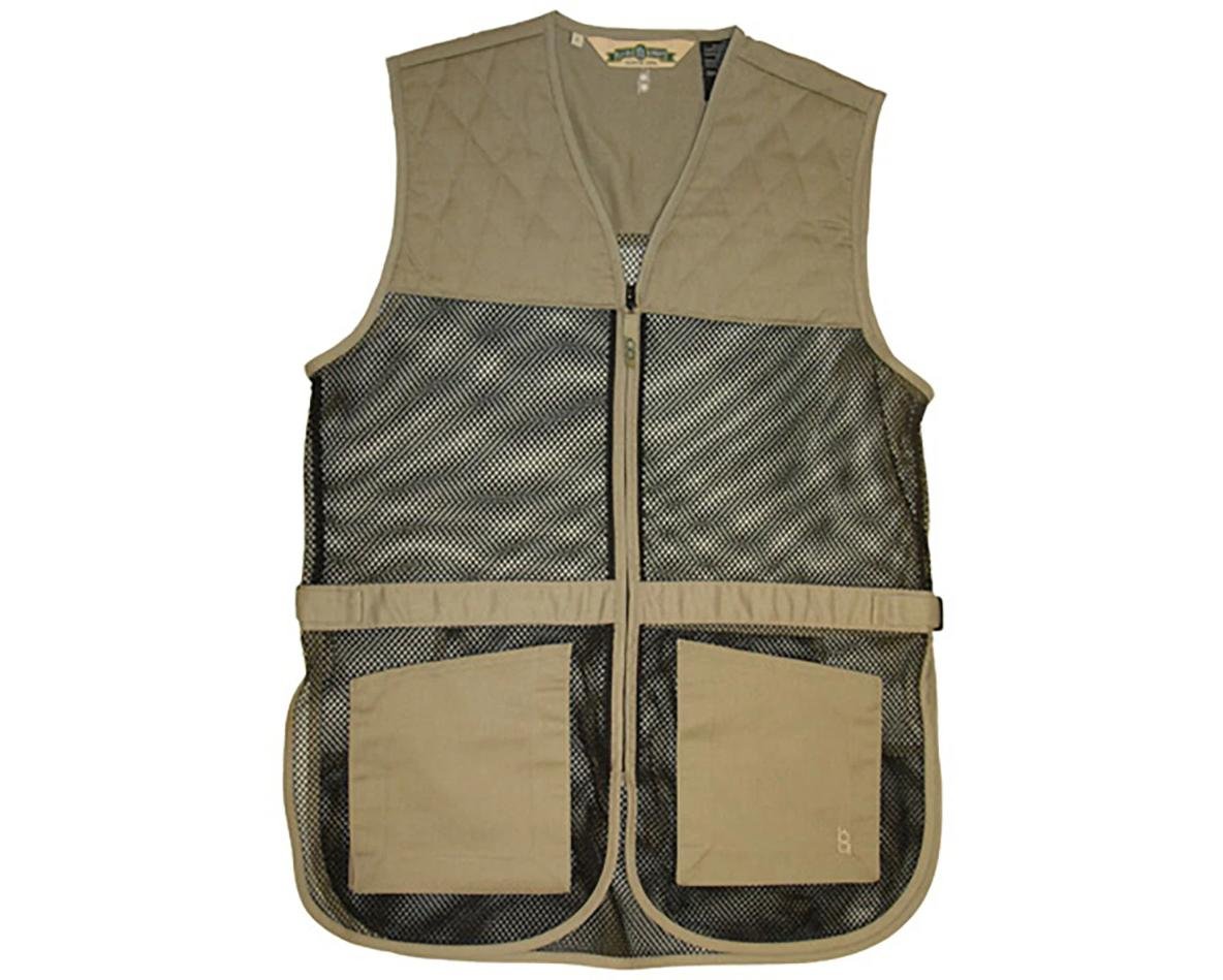 Bob Allen Full Mesh Dual Pad Shooting Vest - Khaki