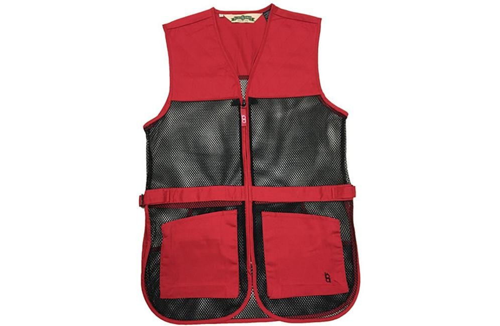 Bob Allen Full Mesh Dual Pad Shooting Vest, Red